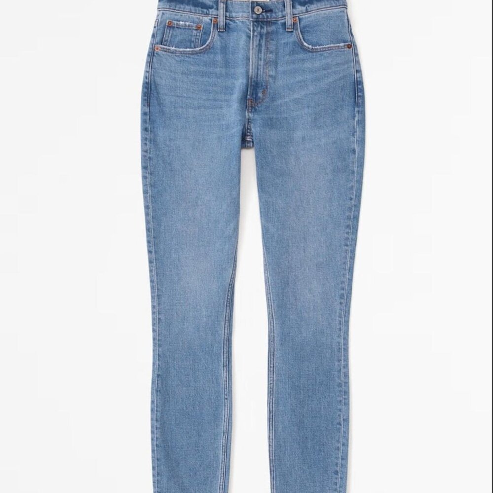 Abercrombie High Rise Curve Love Skinny Jean size 2 - Picture 2 of 6